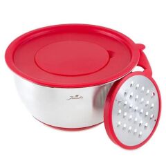 Jumbo Globe Plus Kırmızı Saklama Kabı Rendeli 20 cm 500.01.02.2720