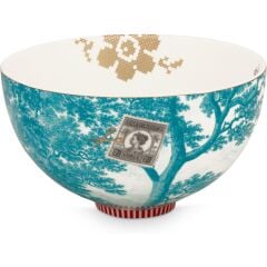 PİP HERİTAGE TURKUAZ GEMİ DESENLİ  KASE 18 CM 51003178