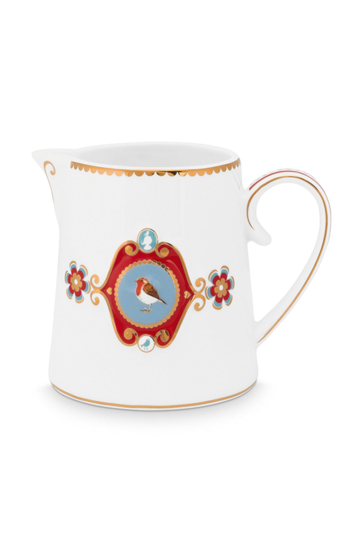 PİP LOVE BİRDS BEYAZ MADALYON DESENLİ SÜRAHİ 900 ML 51007039