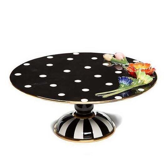 Floradot Pedestal Platter 35514-1615