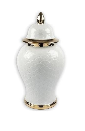 Beyaz Gold Midye Dokulu Seramik Küp 32x60cmP216.343064