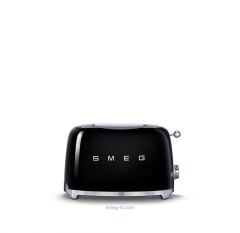 Smeg 2X1 Ekmek Kızartma Siyah Tsf01Bleu