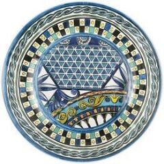 Mavi Melamin Kahvaltı Tabağı 21,5 Cm BMPL3.BRM02