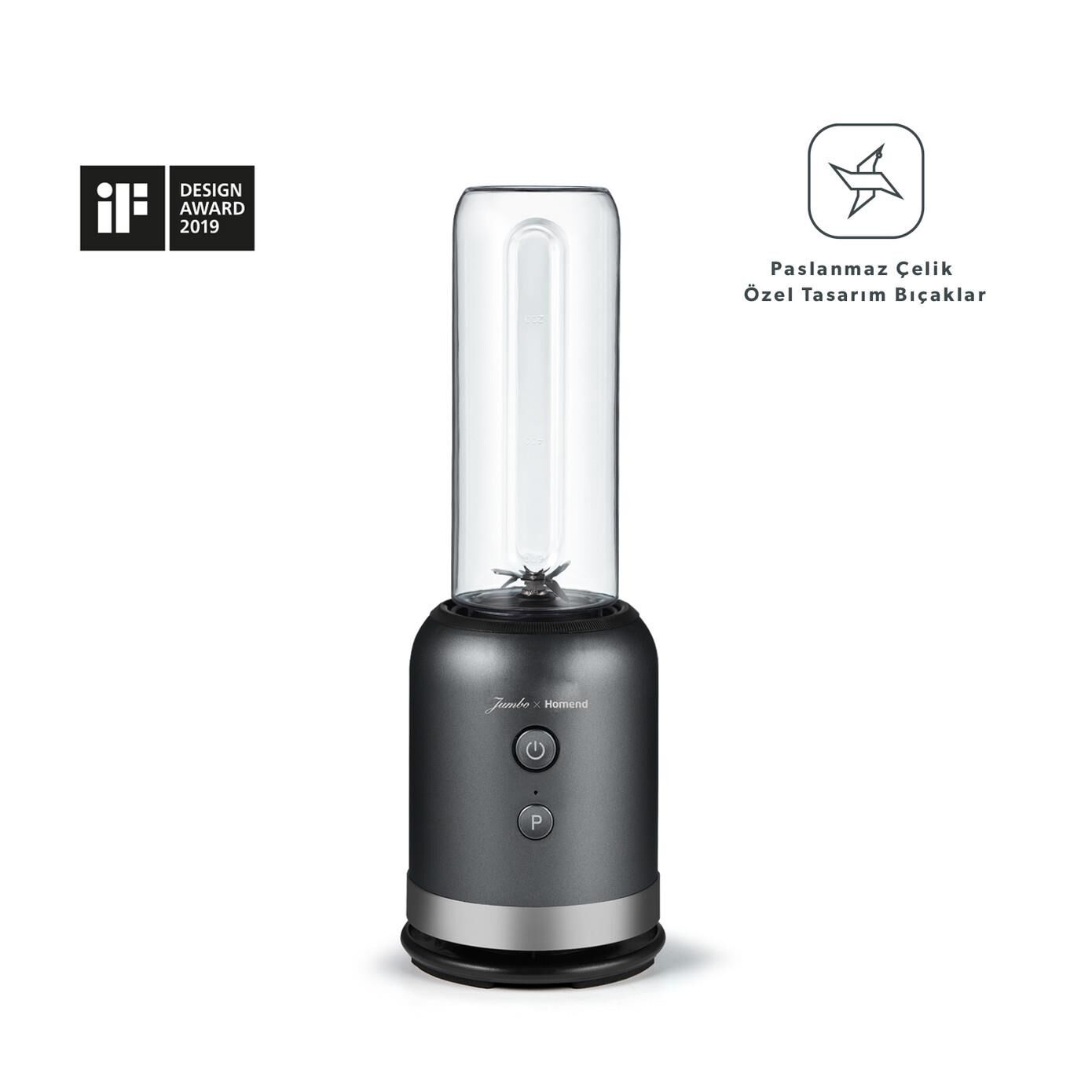 Jumbo x Homend Artfood 7025H Antrasit Smoothie Blender Antrasit 700.01.01.0436