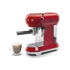 SMEG KIRMIZI ESPRESSO KAHVE MAKİNESİ ECF01RDEU