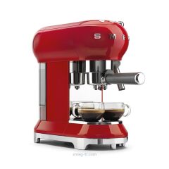 SMEG KIRMIZI ESPRESSO KAHVE MAKİNESİ ECF01RDEU