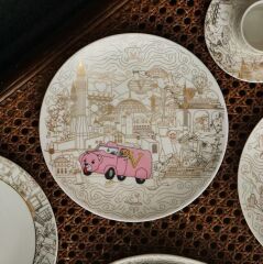 Vitelli İstanbul Ayasofya 20 Cm Porselen Tabak 16044