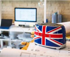 Smeg 2X2 Ekmek Kızartma Makinesi British Union Jack Tsf01Ujeu