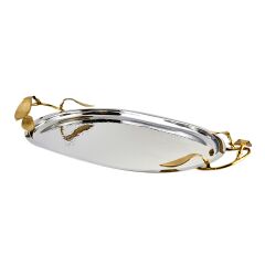 JUMBO LEAF OVAL TEPSİ 52X32 CM 10845 LF 500.01.20.0001