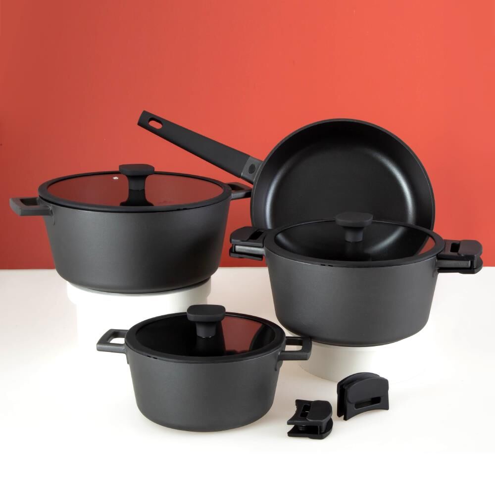 Jumbo Black Cook 7 Parça Döküm Tencere Seti 500.01.02.1943