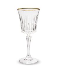RCR Timeless 6'lı Altın Rimli Kadeh Seti 300 ml