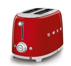 Smeg 2x2 Ekmek Kızartma Makinesi Red Tsf01rdeu