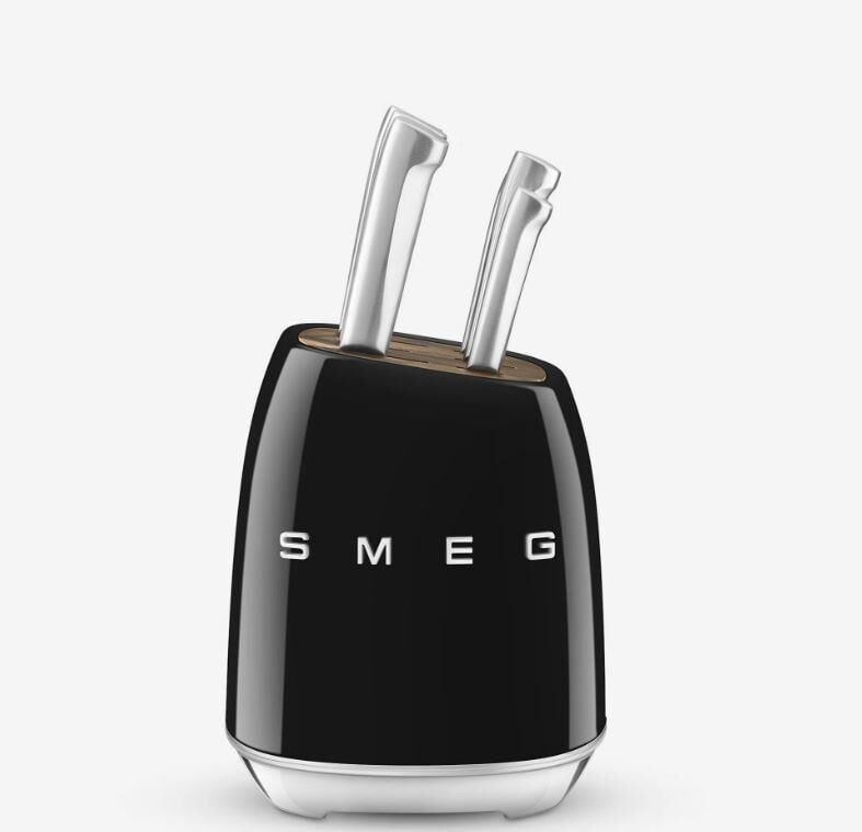 Smeg Kbsf02bl Standlı Bıçak Seti Siyah