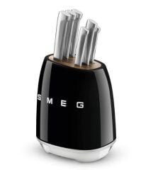 Smeg Kbsf02bl Standlı Bıçak Seti Siyah