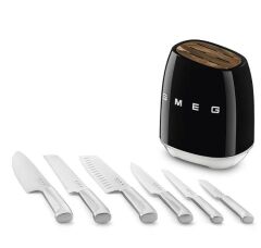 Smeg Kbsf02bl Standlı Bıçak Seti Siyah