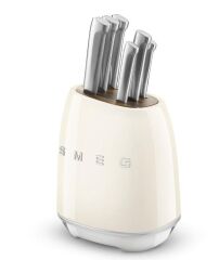 Smeg Kbsf02cr Standlı Bıçak Seti Krem