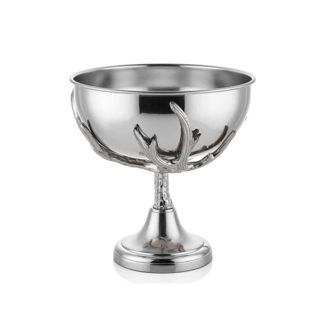 RAFELLE METAL TABANLI SILVER DEKORATIF KASE 33x33x34 CM1(1)  1PRG-18519SM