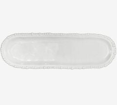 Beyaz Melamin Servis Tabağı 44,5X13,5 Cm SER2.COL01