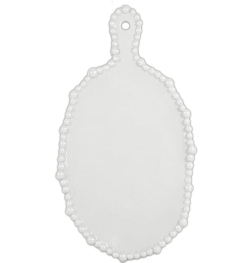 Baci Milano Joke Table Kitchen Kesme Tahtası 15,5 cm x 28,5 cm Beyaz CUT1.COL01