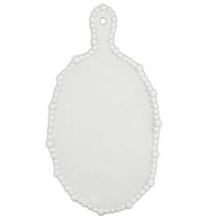 Baci Milano Joke Table Kitchen Kesme Tahtası 15,5 cm x 28,5 cm Beyaz CUT1.COL01