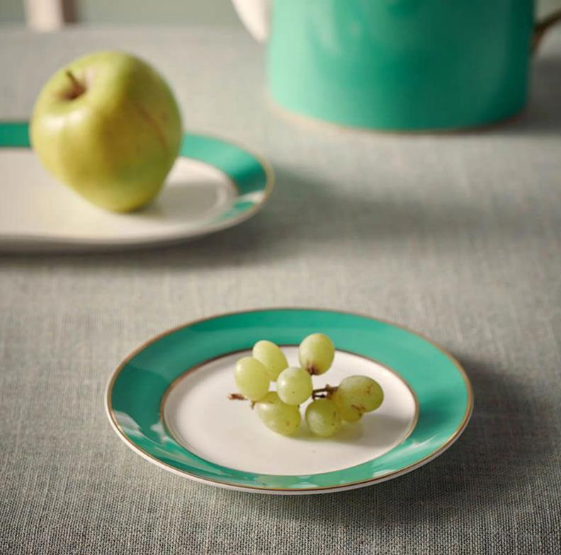 PİP Yeşil Porselen Pasta Tabağı 17 cm 51001348