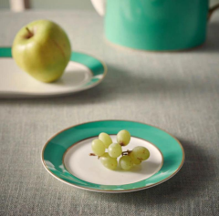 PİP Yeşil Porselen Pasta Tabağı 17 cm 51001348