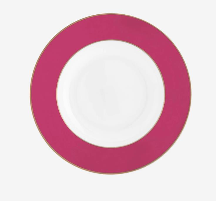 PİP  Pembe Porselen Çukur Tabak 23,5 cm 51001355